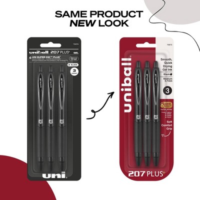 Gel Pens, Pack of 3, Black Ink - Gel Refill Pack 评论和价格