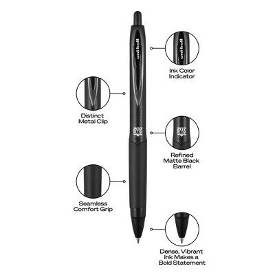 Gel Pens, Pack of 3, Black Ink - Gel Refill Pack 评论和价格